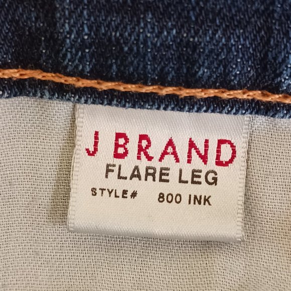 J Brand Women's 800 Ink Mid Rise Flare Leg Jeans Size 29 - Picture 10 of 12